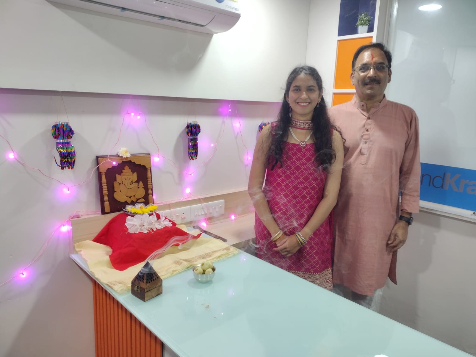 Photo taken at Diwali Celebration at MiindKraft Office
